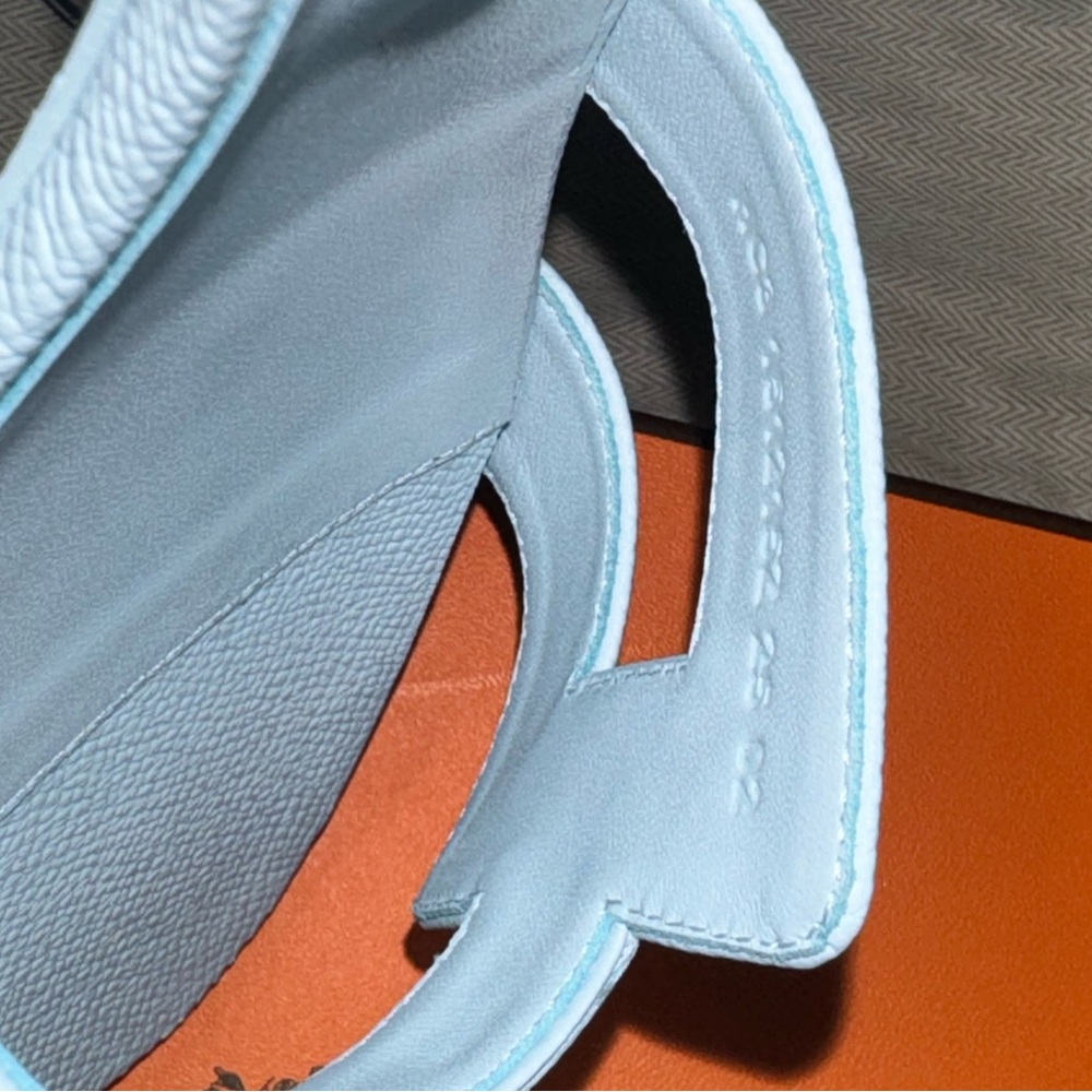 Hermes oasis light blue epsom sandals 38.5 - Picture 4 of 6